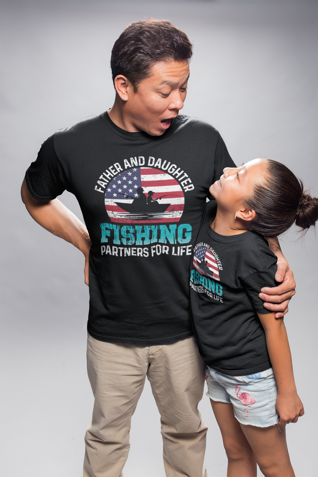 Father & Daughter Fishing Partners T-Shirt